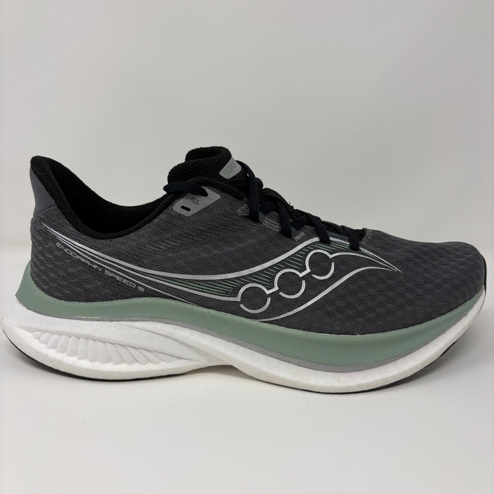 Saucony Endorphin Speed 5 Size 11 Men's Fog Black Running Shoes S21007-321